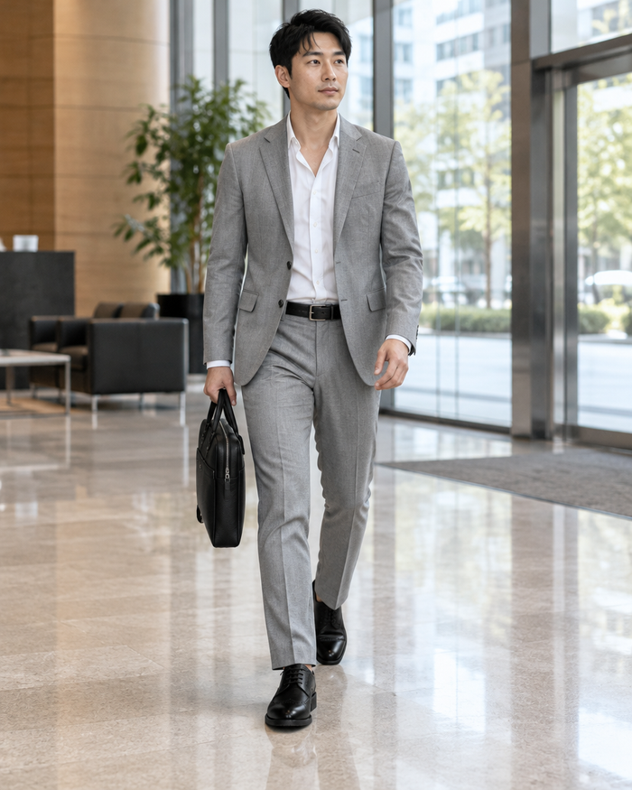 Man wearing Amari 