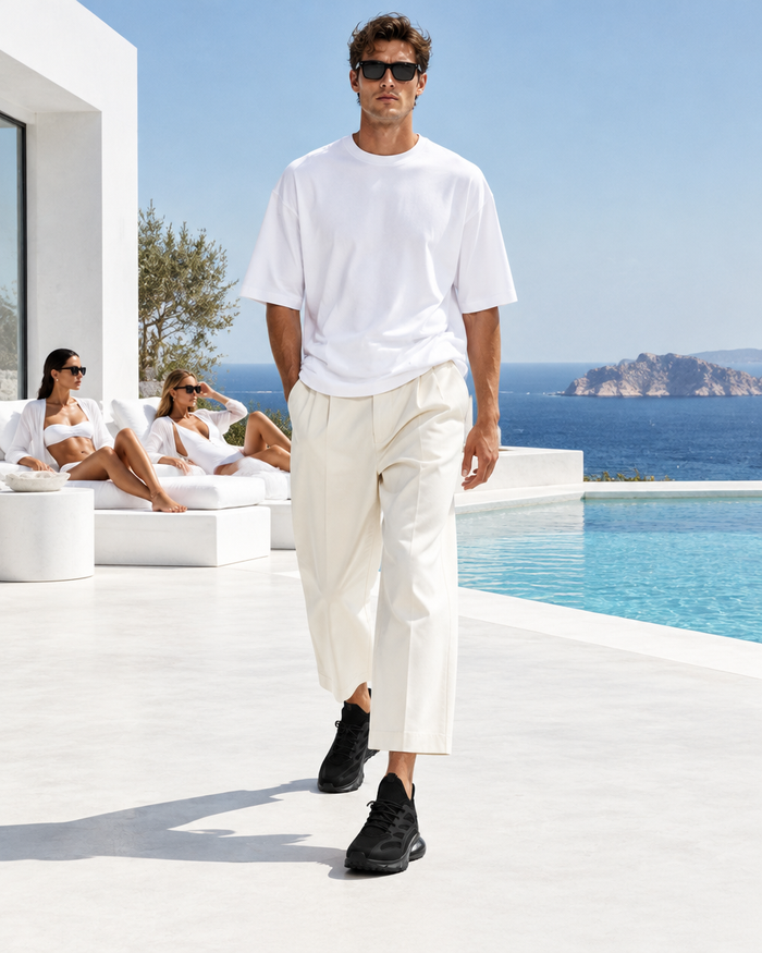 Man wearing Amari 