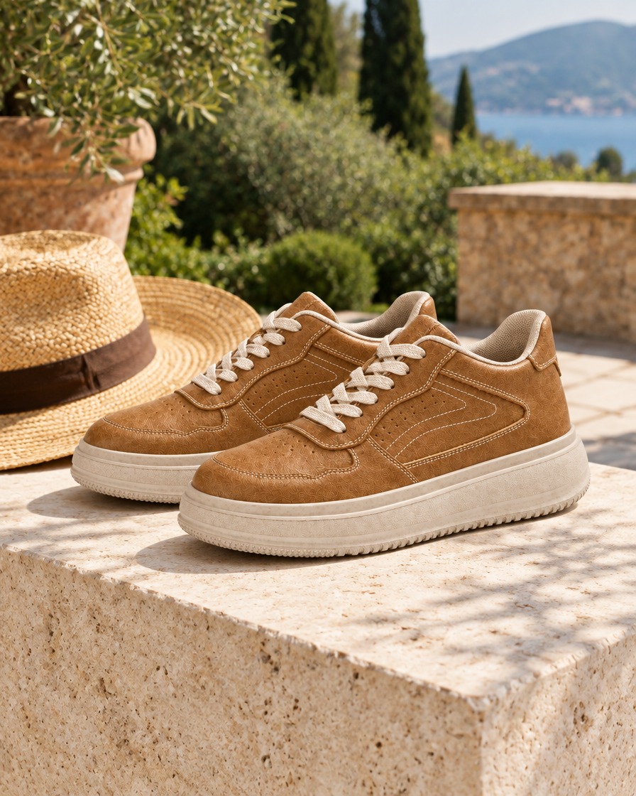 Cernobbio height increasing sneakers, still life