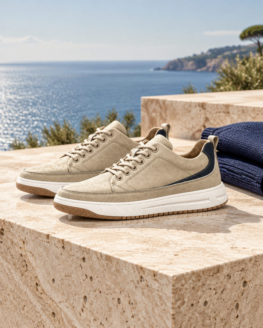 Recco height increasing sneakers, still life