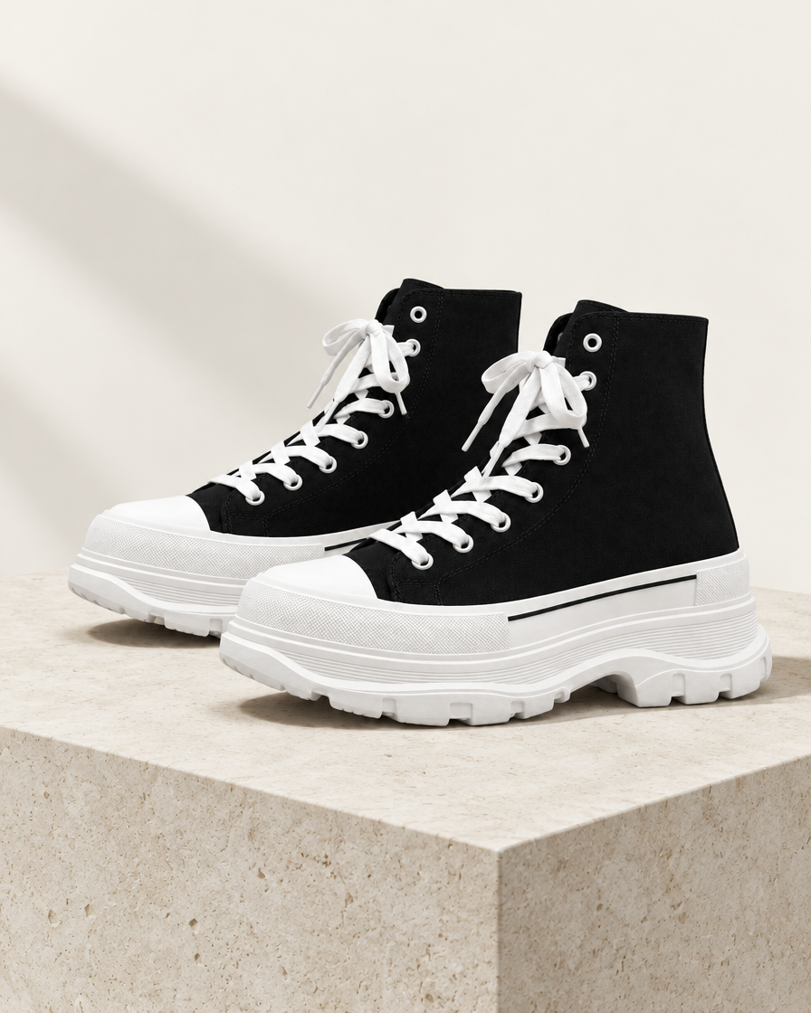 Monviso height increasing high tops, still life