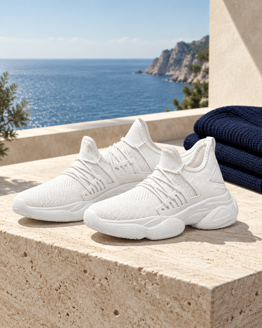 Tropea height increasing sneakers, still life