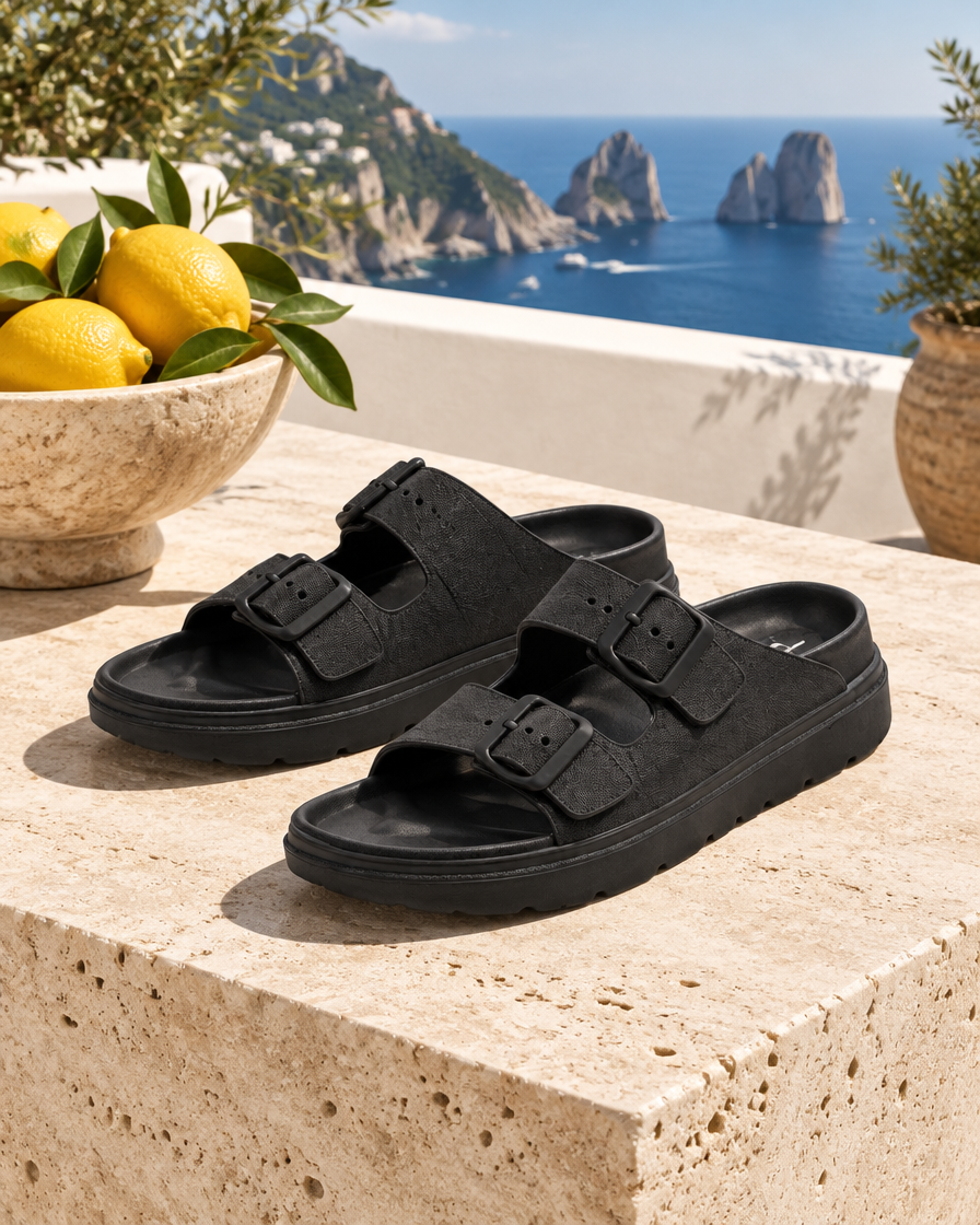 Giada height increasing women’s slides, still life
