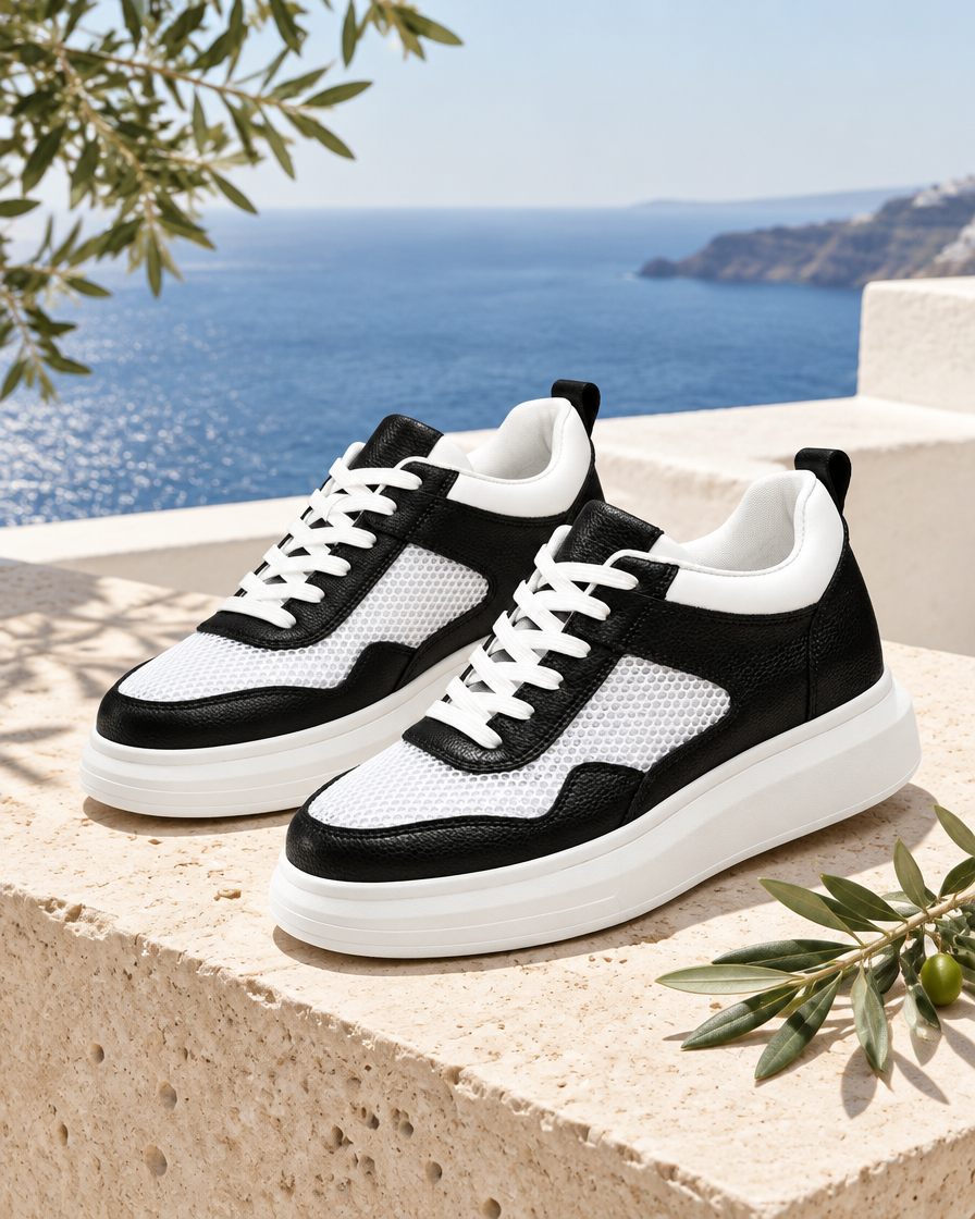 Marisa height increasing women’s sneakers, still life