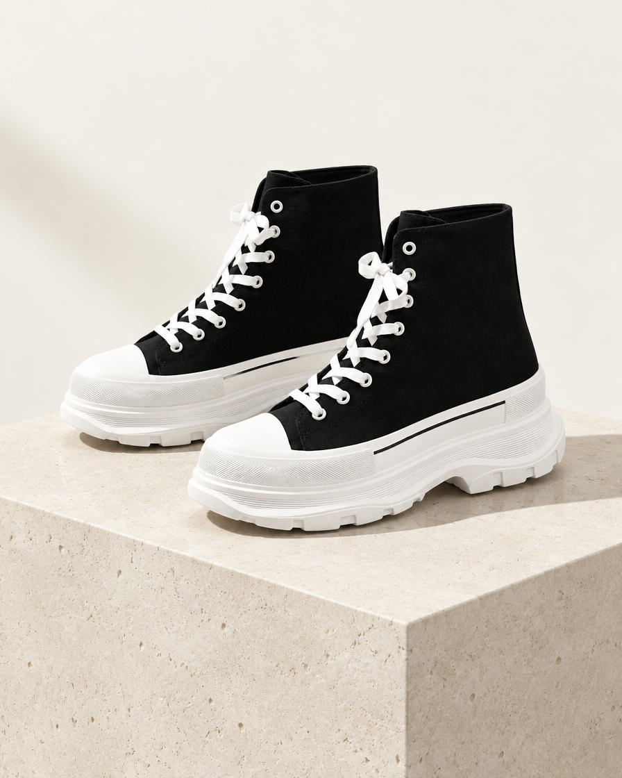 Valentina height increasing women’s high tops, still life